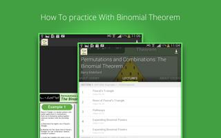 Binomial Theorem Tutorials capture d'écran 2
