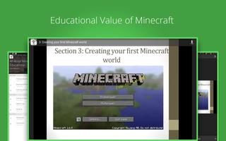 Education with Minecraft Game capture d'écran 3