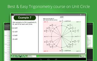 Trigonometry: The Unit Circle Ekran Görüntüsü 3