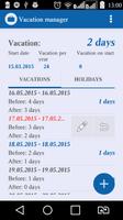 Vacation Manager постер