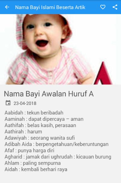 100 Nama Bayi Perempuan Arti Islami Modern Dan Kedengaran Feminim