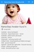 برنامه‌نما Nama Bayi Islami Beserta Arti عکس از صفحه