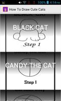 How To Draw Cute Cats Affiche
