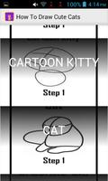 How To Draw Cute Cats capture d'écran 1