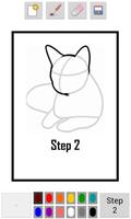 How To Draw Cute Cats syot layar 2