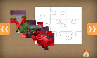 Red Rose Jigsaw Puzzle capture d'écran 2