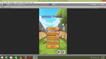 Speed Typing Fun اسکرین شاٹ 1