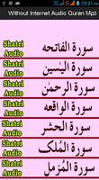 Without Internet Audio Quran اسکرین شاٹ 1