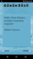 Günün Sözü Plakat