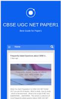 UGC NET PAPER 1 Affiche