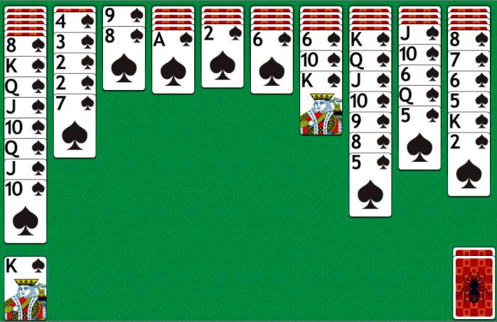 بازی Spider solitaire - دانلود