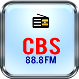 ikon CBS Radio Buganda 88.8 FM App CBS Radio Uganda