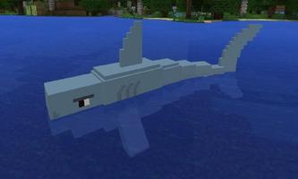 Mod Jaws and Megalodon MCPE ảnh chụp màn hình 1