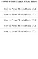 how to sketch photo پوسٹر