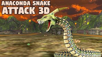 Poster Anaconda Snake Attack 3D