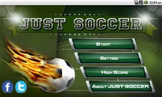 JUST SOCCER poster