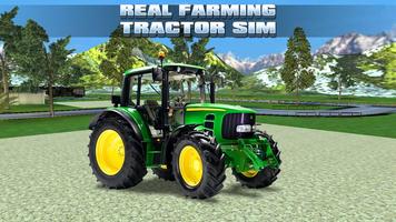 Real Farming Tractor Sim โปสเตอร์