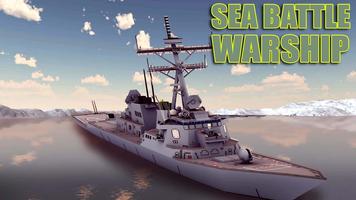 Sea Battle Warship Affiche