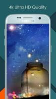 Fireflies Wallpaper Ultra HD Quality Affiche