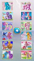 Pony Little toys jigsaw game Plakat