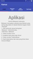 Aplikasi Kamus Bebasan - Indonesia الملصق