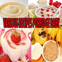 Recipes Porridge Baby پوسٹر