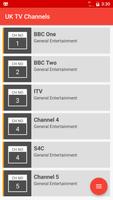 UK TV Channels captura de pantalla 1