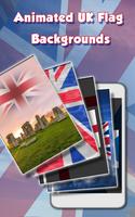 UK Flag Live Wallpaper 3D Affiche