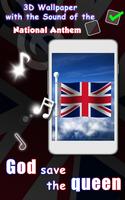 UK Flag Live Wallpaper 3D capture d'écran 1