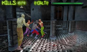 Ninja: Killer Zombie Hospital capture d'écran 2