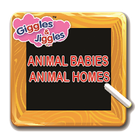 Animal Babies & Animal Homes - Giggles & Jiggles icône