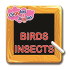 Birds & Insects for UKG Kids - Giggles & Jiggles آئیکن