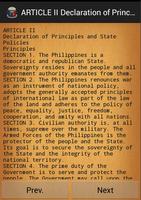 Philippines constitution capture d'écran 1
