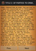 CALIFORNIA PENAL CODE تصوير الشاشة 2