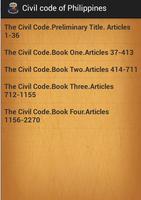 Civil Code of Philippines پوسٹر