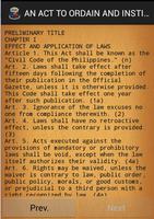 Civil Code of Philippines تصوير الشاشة 1