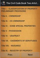 Civil Code of Philippines تصوير الشاشة 2