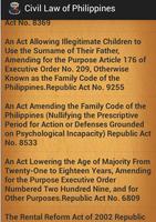 Civil law of Philippines ảnh chụp màn hình 3