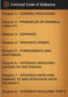 Criminal code of Alabama-poster