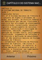Código de transito Brasileiro اسکرین شاٹ 2