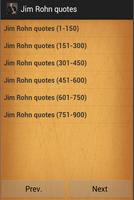 Jim Rohn: tips and quotes Plakat
