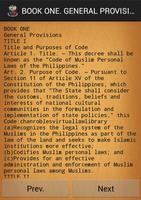 Code of Muslim Personal Laws capture d'écran 1
