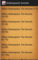 Shakespeare's Sonnets Affiche