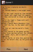 Shakespeare's Sonnets screenshot 3