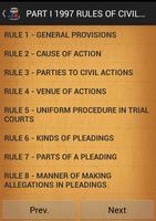 Philippines Rules of Court تصوير الشاشة 1