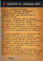 Texas penal code تصوير الشاشة 2