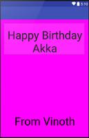 Happy Birthday Akka screenshot 1