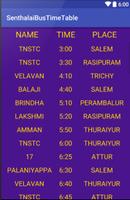 Bus Time Table Sentharapatti poster