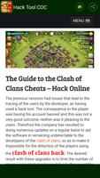 Guide and Tool for COC screenshot 2