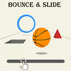 Bouncing Ball Through Rings icône